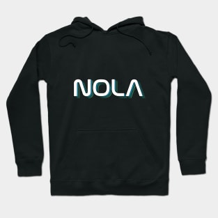 NOLA nasa lettering Hoodie